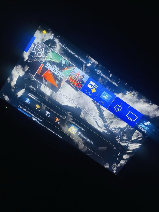 PS4 Slim 1TB + Геймпад + 7 игр + US Аккаунт