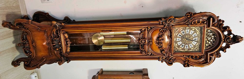 Ceas de podea cu pendul si 3 greutati Italia