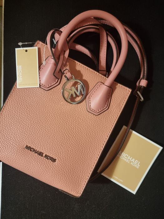 Gentuta Michael Kors Mercer Extra-Small Pebbled Leather Crossbody