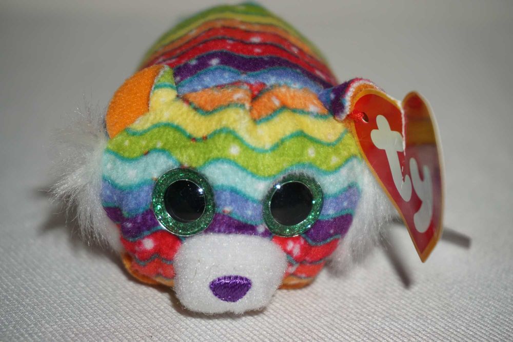 Лот от 4 Плюшени Играчки Beanie Boo's Yips Bloomy Stripes and Kale