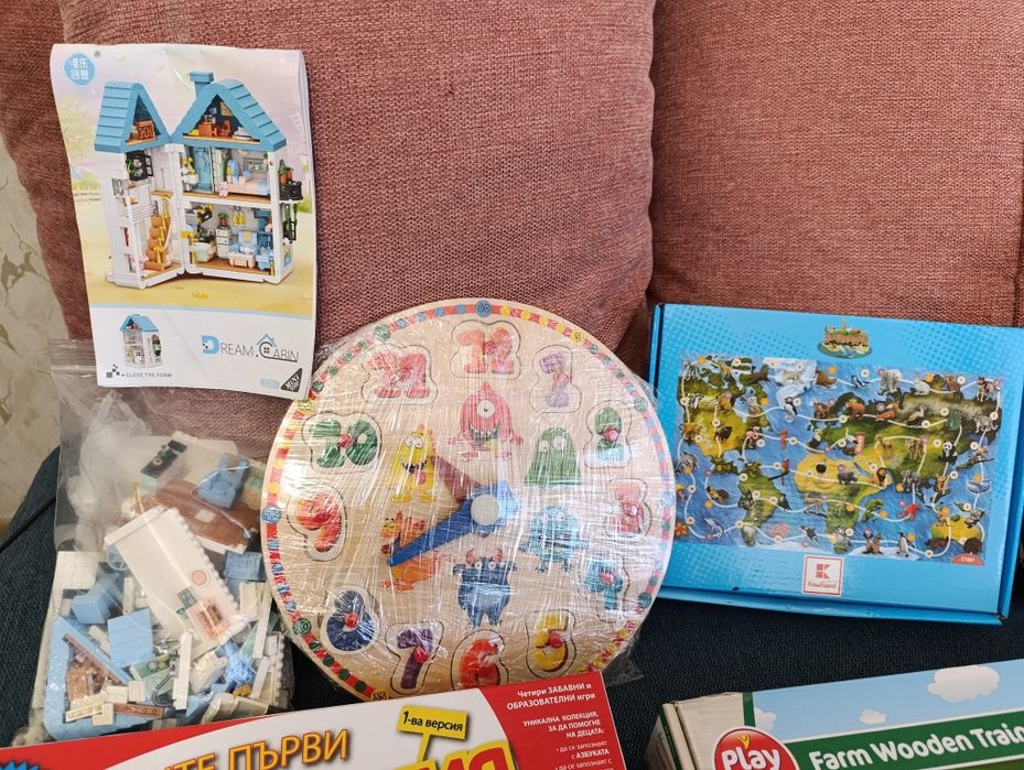 Детски настолни игри и лего