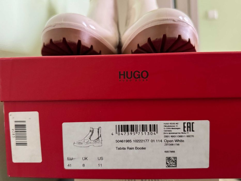 Гумени боти HUGO Tabita Rain Bootie, размер 41, с кутия