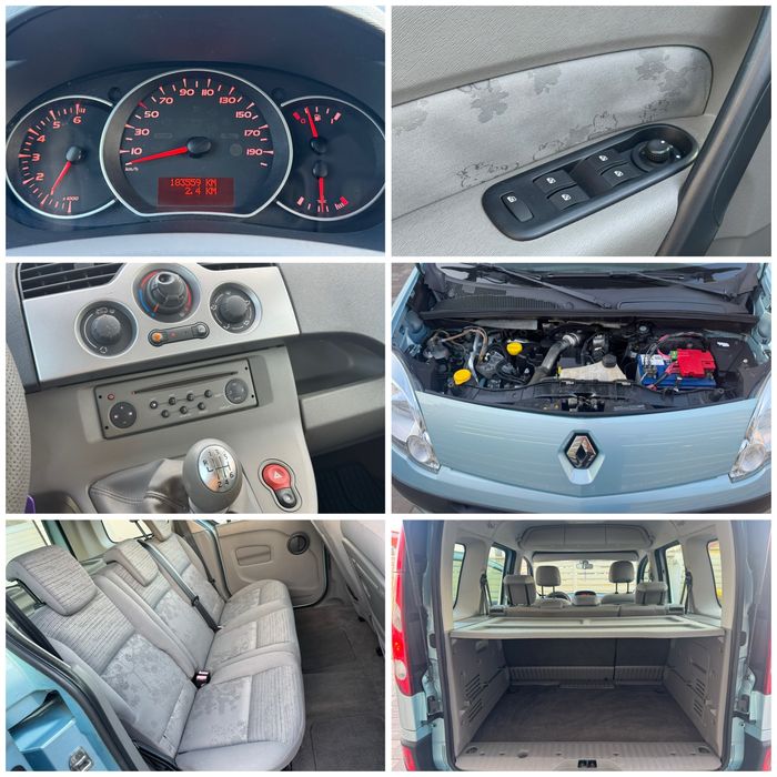 Renault Kangoo 5 locuri 1.5 Diesel 6 viteze - Stare foarte buna !