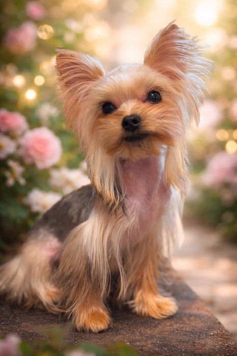 Очаровательный щенок Йоркширского терьера Mini (бейби фейс)