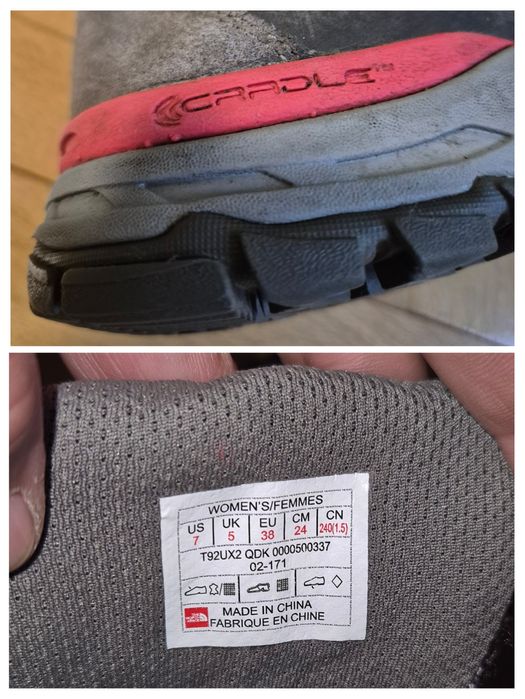 Ghete The North Face Hedgehog Trek GTX, Vibram, Gore-Tex, Damă - 38