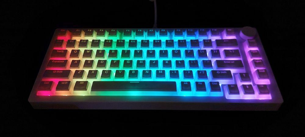 Monsgeek M1 V5 White custom механична клавиатура