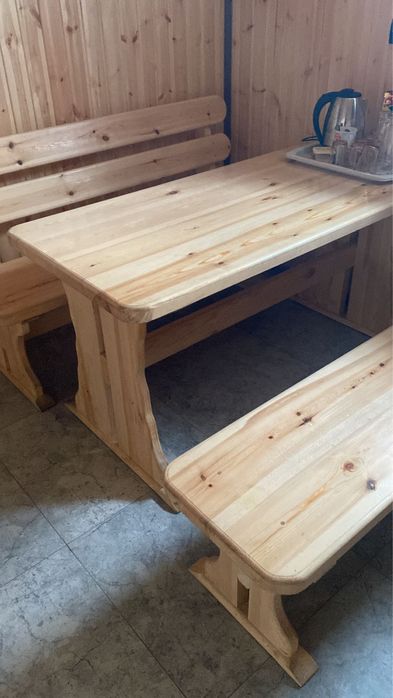 Столы и лавки, в баню