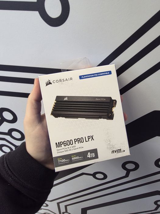 “SSD Corsair MP600 PRO LPX 4TB Gen4 PS5 / PC SIGILAT