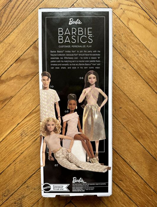 Куклы Barbie Basics 4 (25 тыс) / Ken Basics 10 (30 тыс)