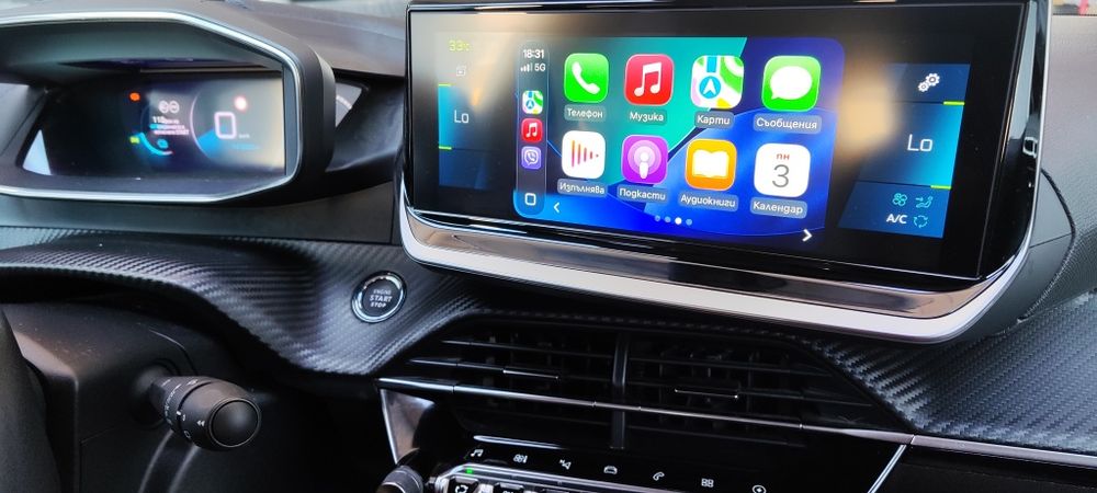 Peugeot e-208 с ниво на оборудване Allure