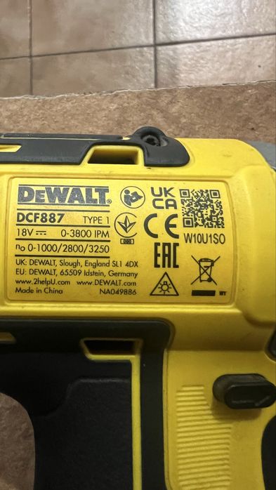 Impact DEWALT ca nou folosit f putin aproape deloc