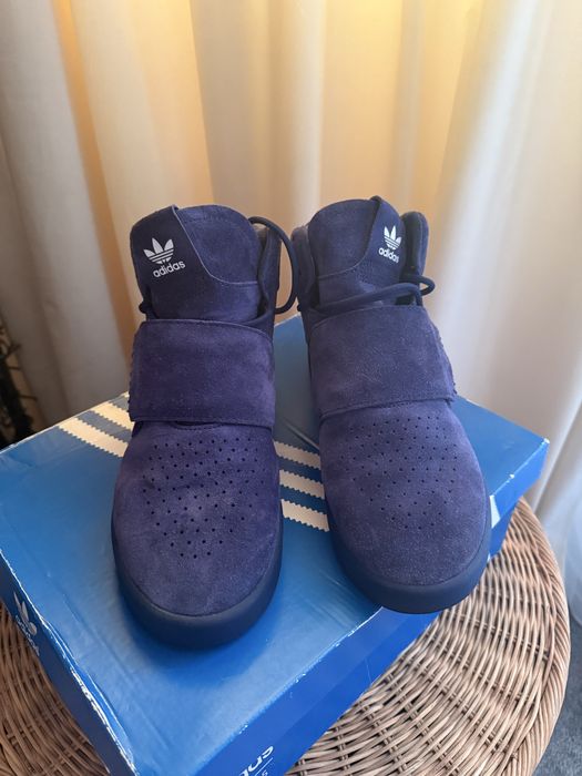 Adidas Invader Tubular din piele intoarsa