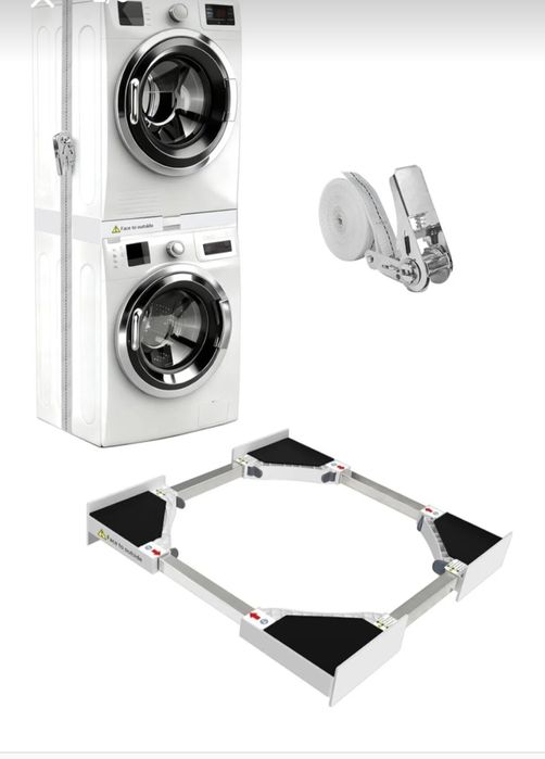 Suport de suprapunere a masinii de spalat si a uscatorului de rufe