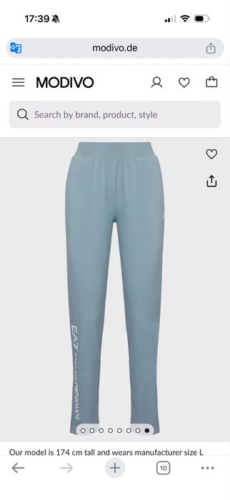 НОВ Оригинален спортен комплект EA7 Emporio Armani - XXS | Light Blue