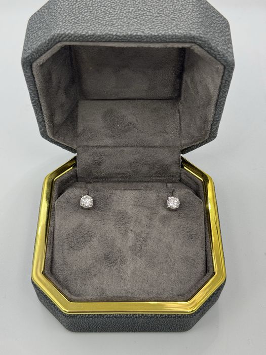 Cercei cu diamante