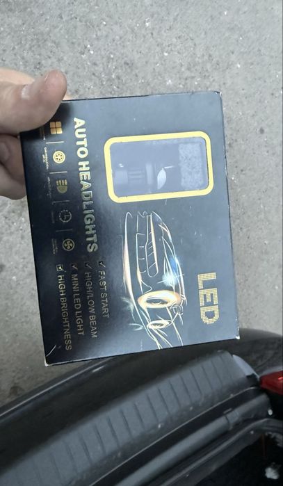 LED  H7 с минилинзами