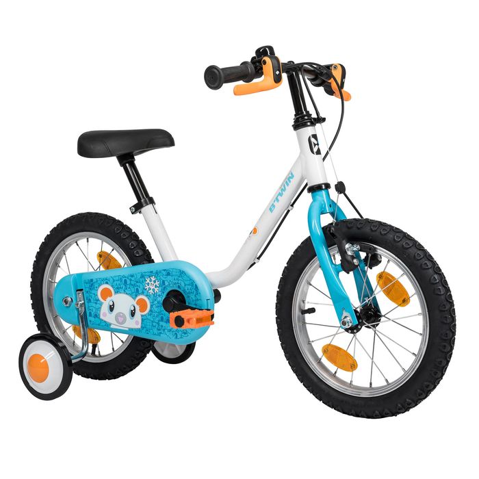 Bicicletă 14" 100 Arctic - produs resigilat - (SecondHand) Decathlon