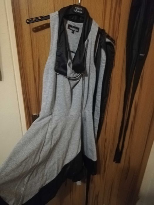 Туника рокля сиво и черно М размер