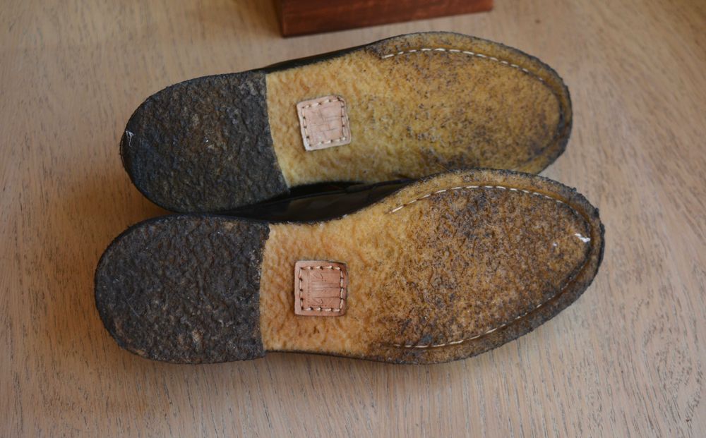 Черни дамски обувки тип лоуфъри Billi Bi 38