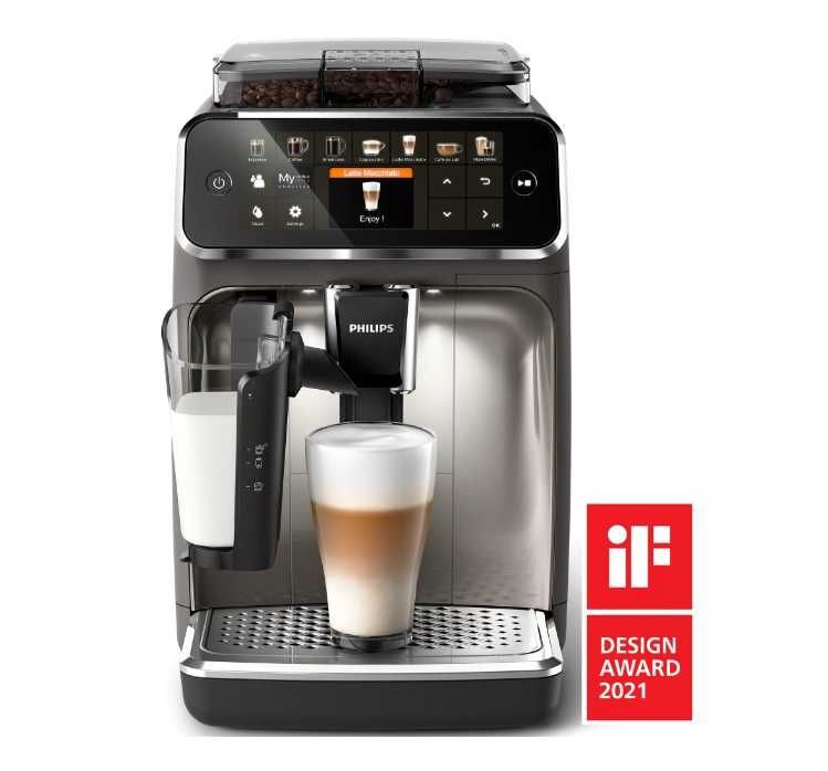 Sigilat Espressor automat Philips Seria 5400 EP5444/90 LatteGo