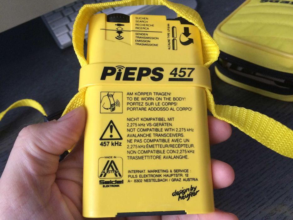 Pieps 457 defect.Echipament gasire supravietuitori avalansa.