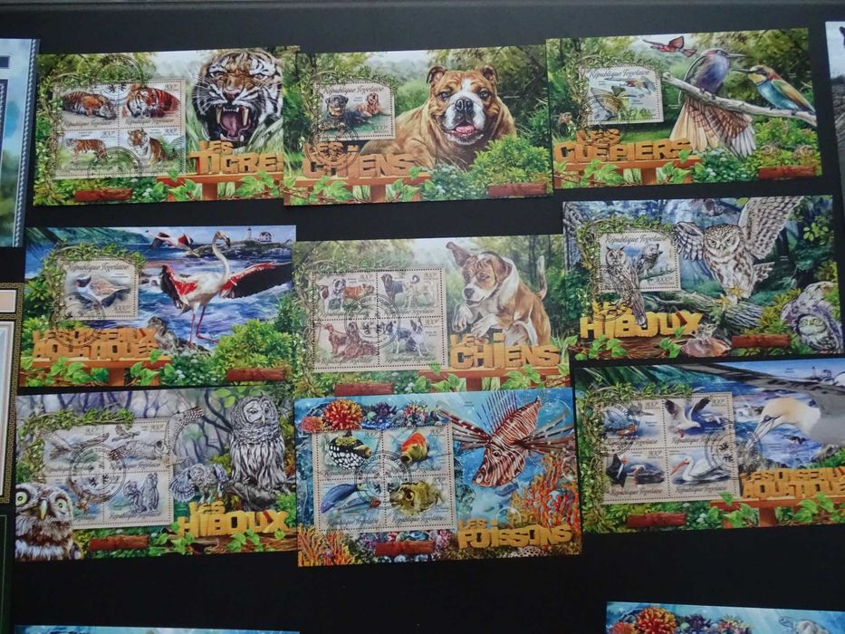 50 colite stampilate , timbre tematice Fauna/Animale (Lot 3109)