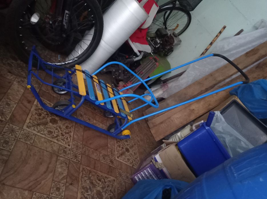 Санки со съемной ручкой