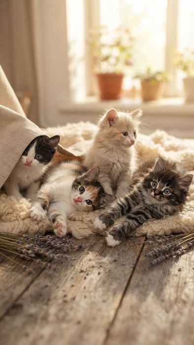 Котята полувислоухие