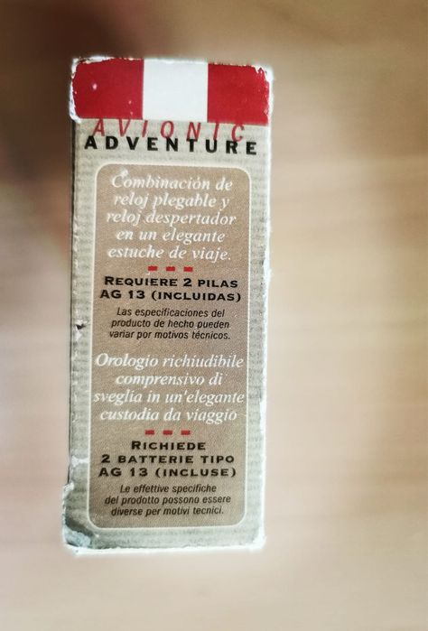 Полеви часовник Lambert колекция SOSL будилник с кожен калъф стомана