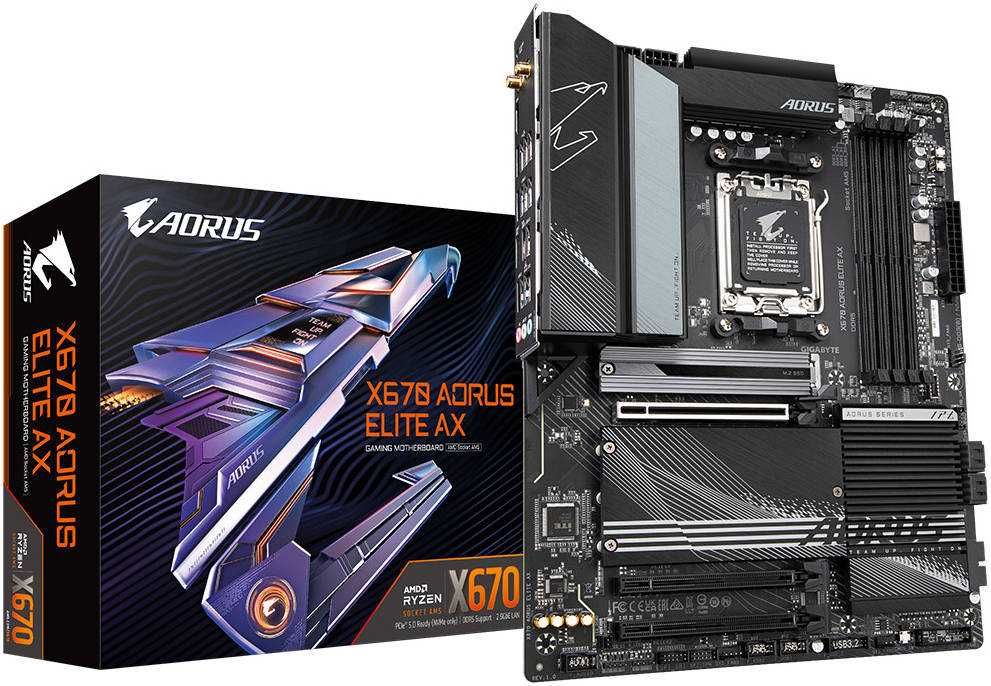 Материнская плата Gigabyte X670 AORUS ELITE AX