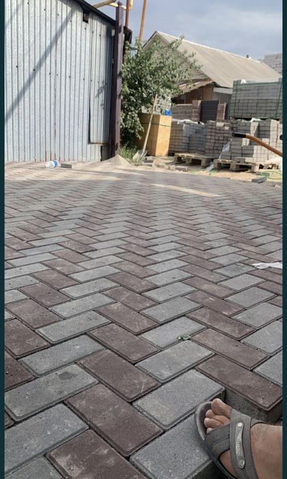 Укладка брусчатки