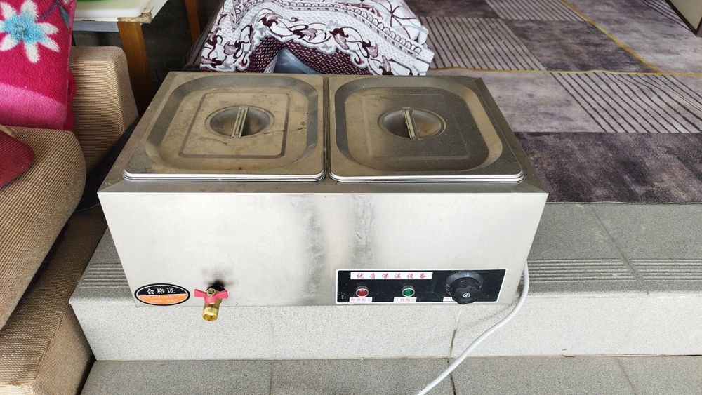 Мармит по 8 л каждый, мойка фритюрница нож электрический для ДОНЕРА бу