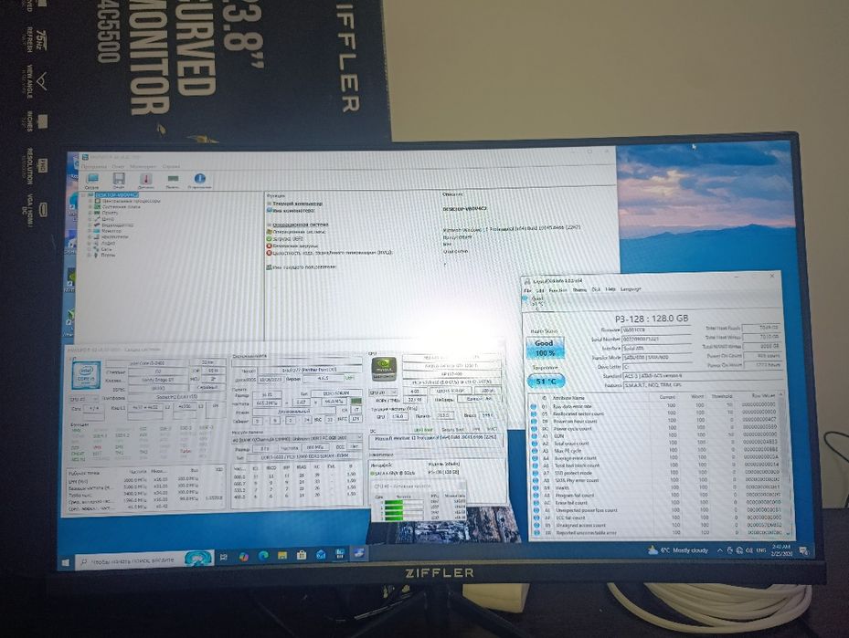 O'yin / ofis / montaj byudjet PC ssd i5 1050Ti fullhd 1080p monitor 24