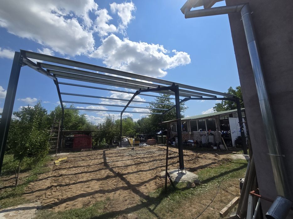 Vand sau schimb structuri metalice cu auto