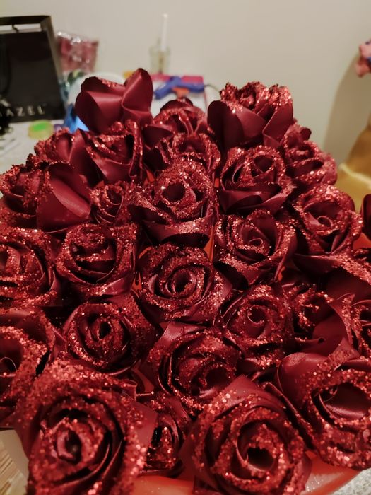 Атласные букеты навечно. Подари ей вечное счастье