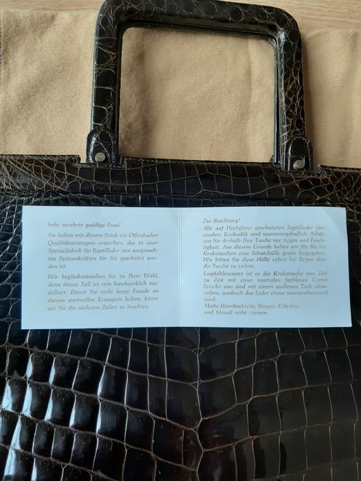 Geanta  originala piele crocodil