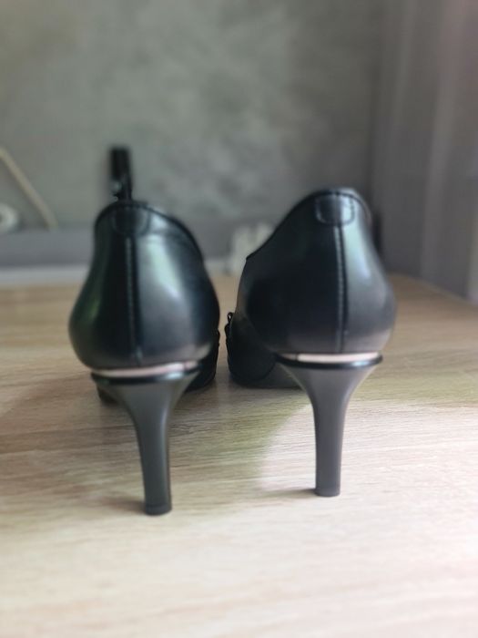 botine negre de damă