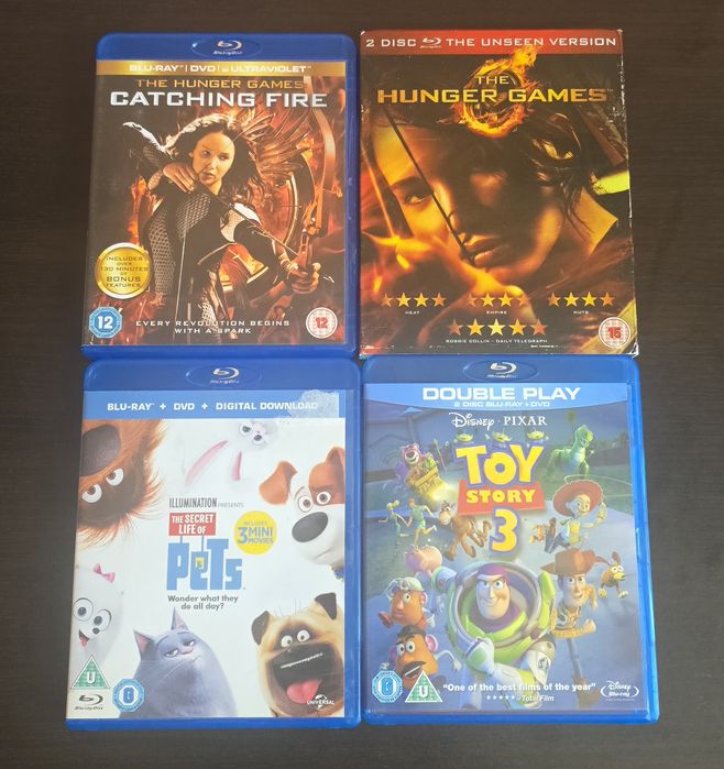 Lot 15 Blu-ray originale – Venom, 007, X-Men, The Hunger Games, Marvel