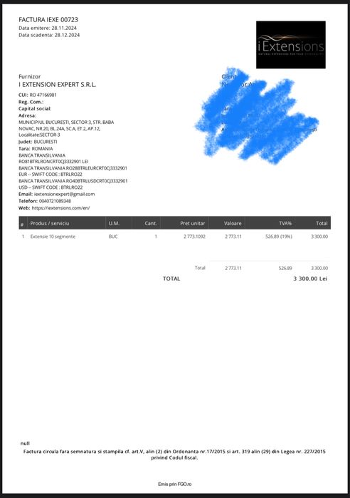 iExtension 130 g 50 cm lungime