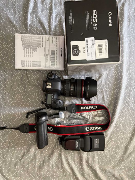 Canon EOS 6D + EF 24-105mm f/4L IS USM — полный комплект