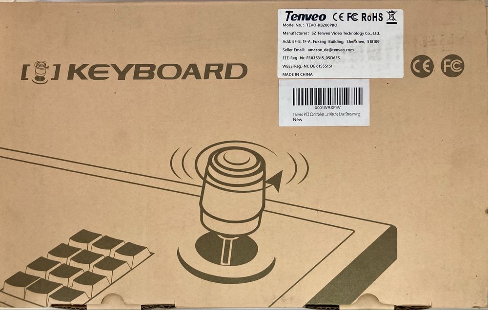 Tenveo   TEVO-KB200PRO PTZ Camera Joystick Controller