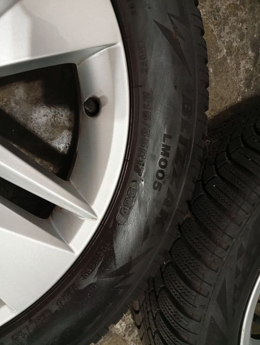 Jante 17 5x112 Skoda Audi vw seat+215/55/17 iarna
