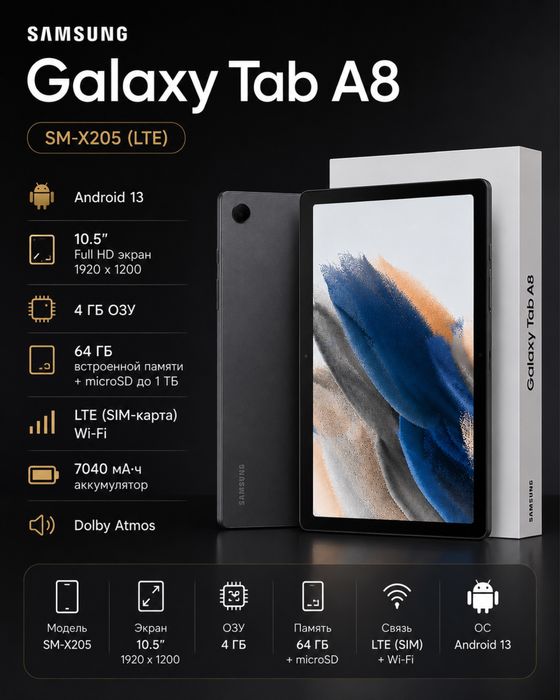 Samsung Galaxy Tab A8 (планшет)