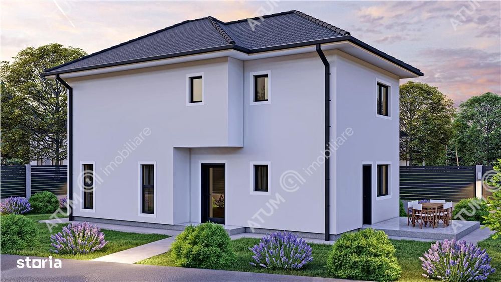Casa individuala la cheie 4 camere decomandate si 340 mp teren
