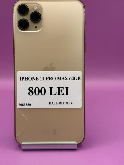 Iphone 11 pro max 64gb•amanet matei crangasi•7083