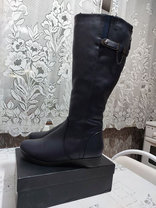 Сапоги из натуральной кожи