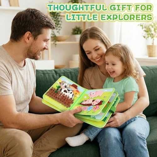 Нова Монтесори фермерска книжка 25 в 1 за фина моторика 1+ години дете