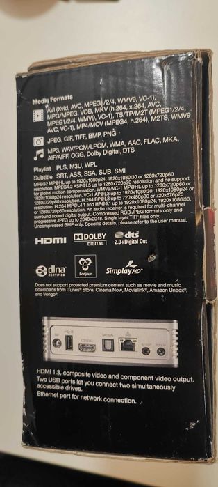 WD TV Live Media Player Full HD 1080p + telecomandă + cabluri