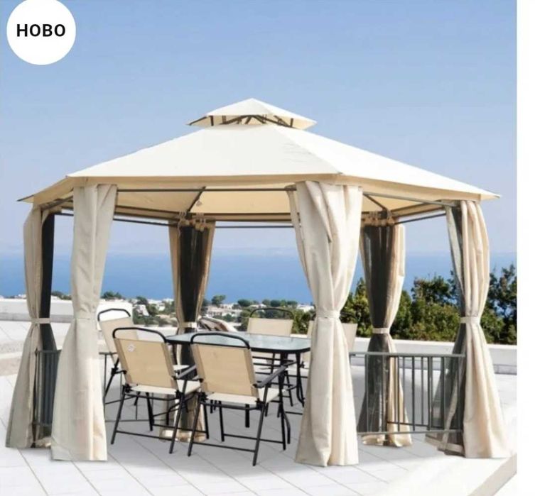 Градинска Шатра Градински Павилион с двоен покрив