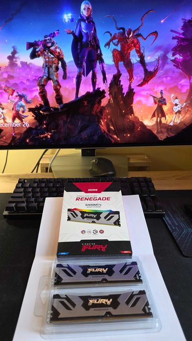 Ram Kingston Fury Renegade 32 GB 6400 Mhz DDR5 рам памет 2 x 16 GB